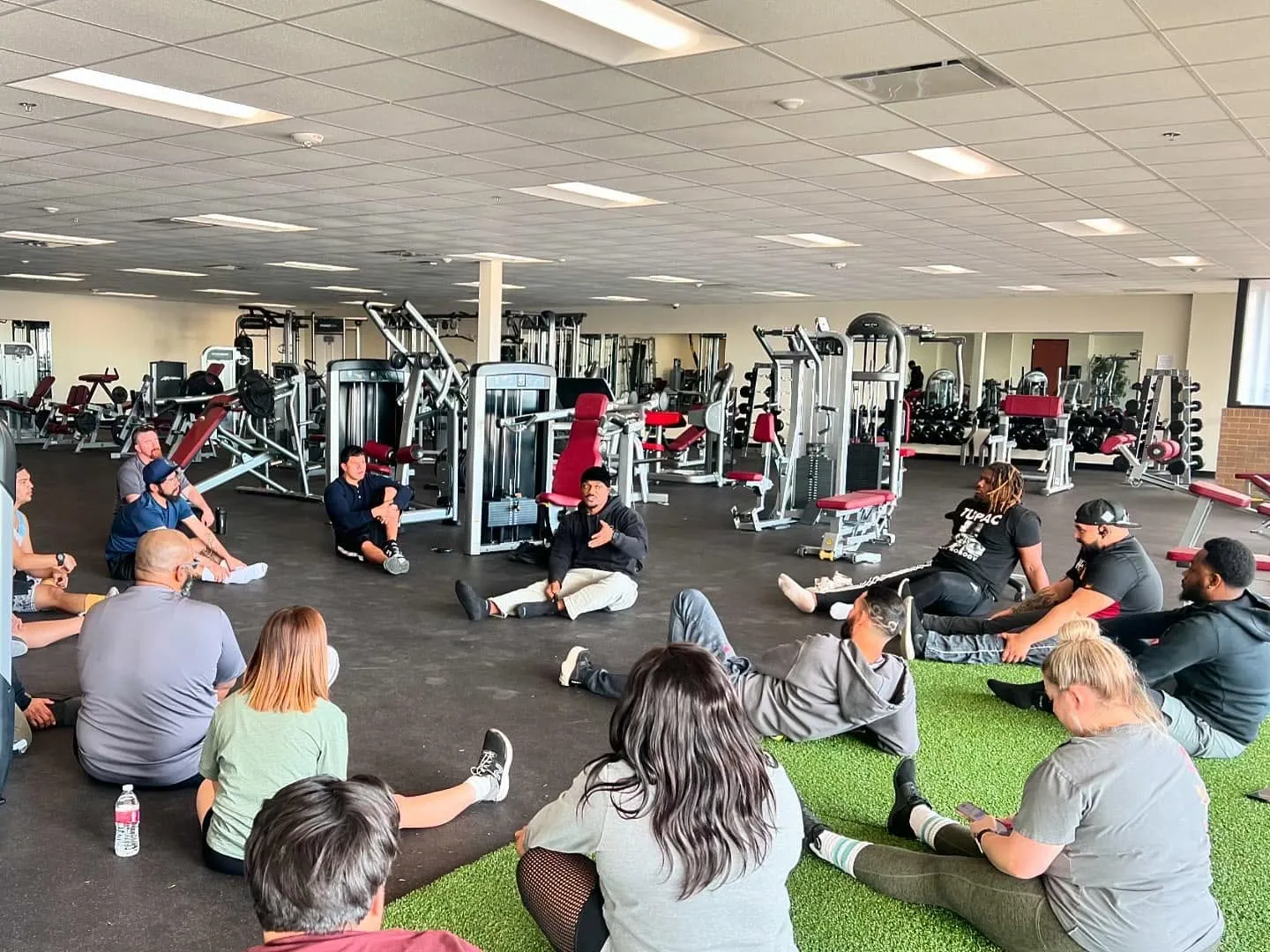 Lamson Personal Fitness Trainer class in the gym
